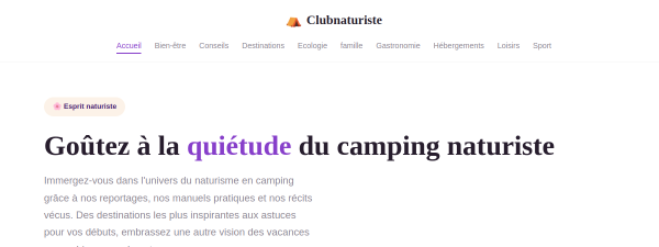 clubnaturiste.fr