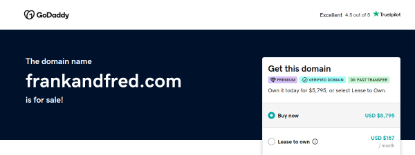 frankandfred.com
