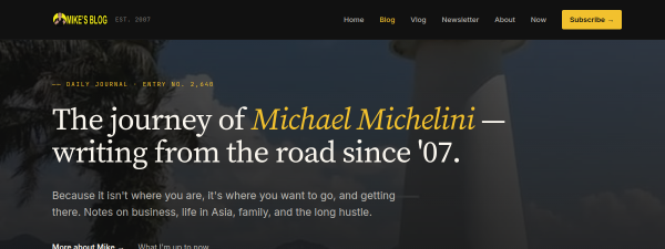 mikesblog.com